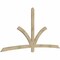 Ekena Millwork Davenport Rough Sawn Timber Gable Bracket, Douglas Fir, 108"W x 54"H x 2"D x 4"F, 12/12 Pitch GBW108X54X0204DAV00RDF - alternate 3
